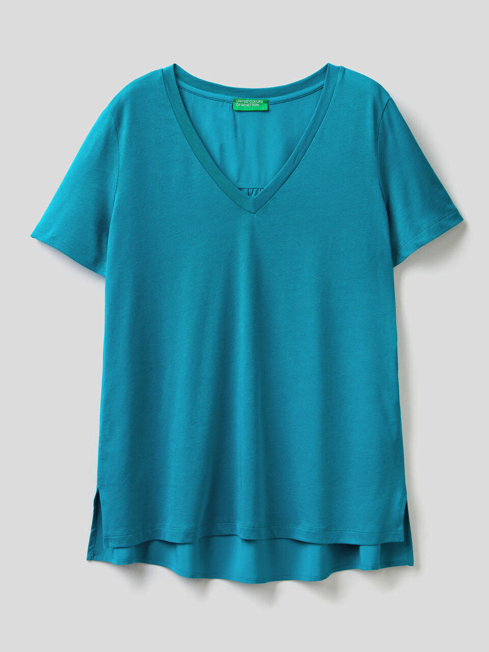 Camiseta con parte trasera de viscosa image number 1