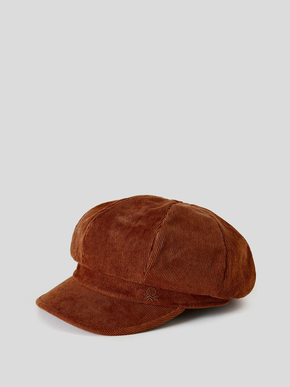 Boina con visera de pana image number 1