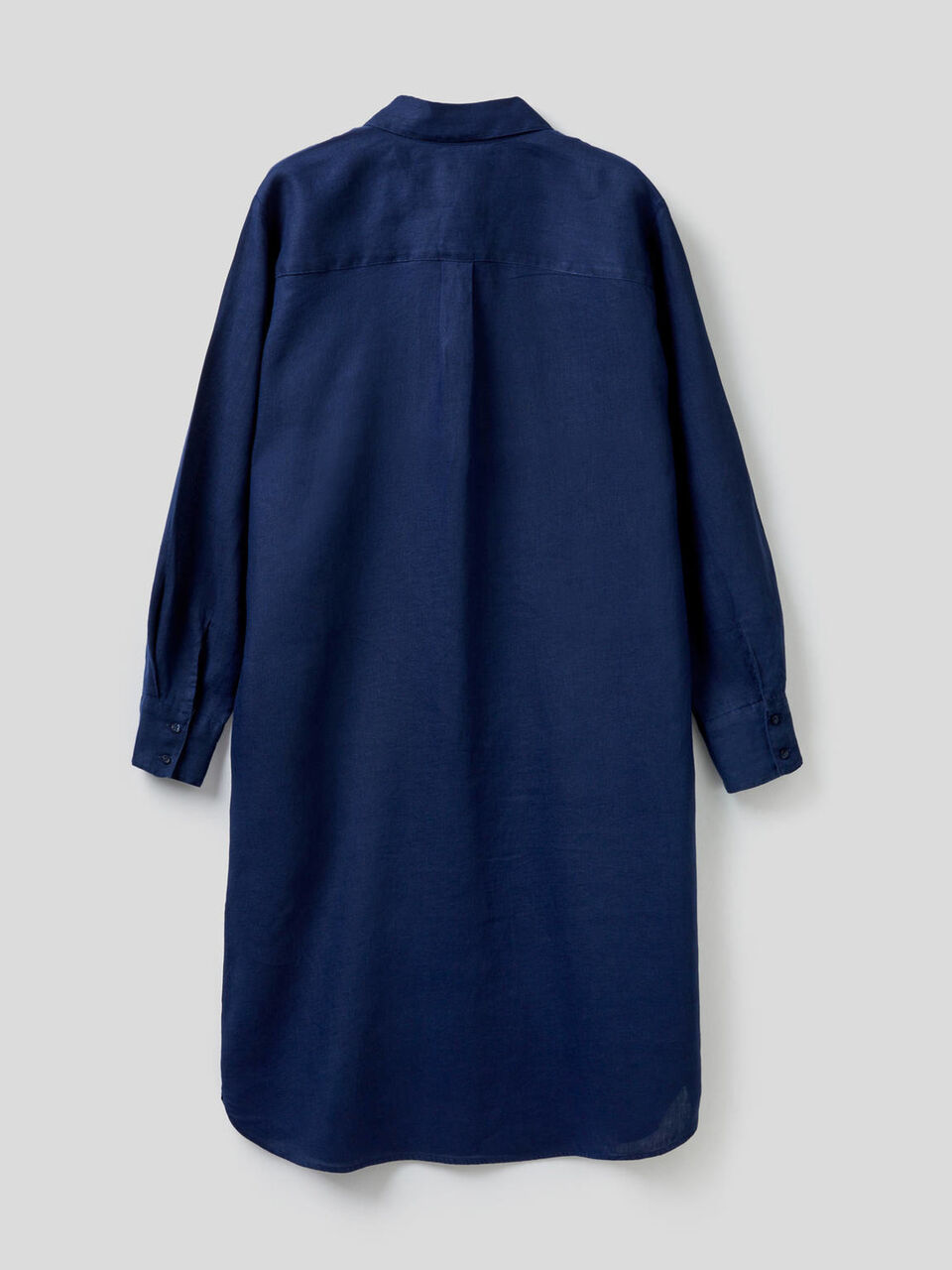 Vestido camisero de 100% lino image number 2