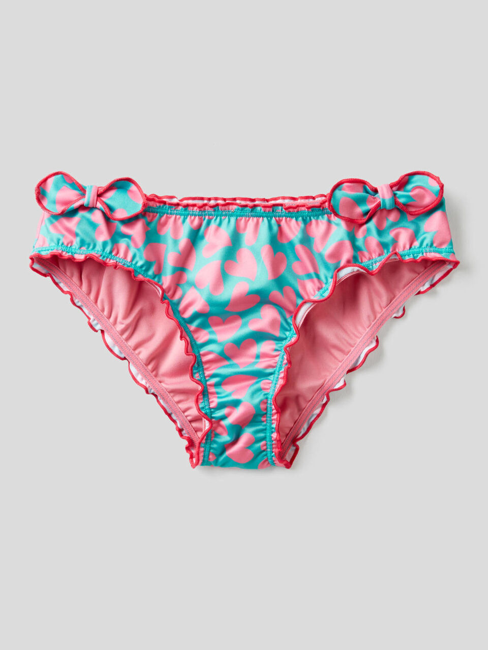 Braguita de bikini con estampado de corazones image number 1