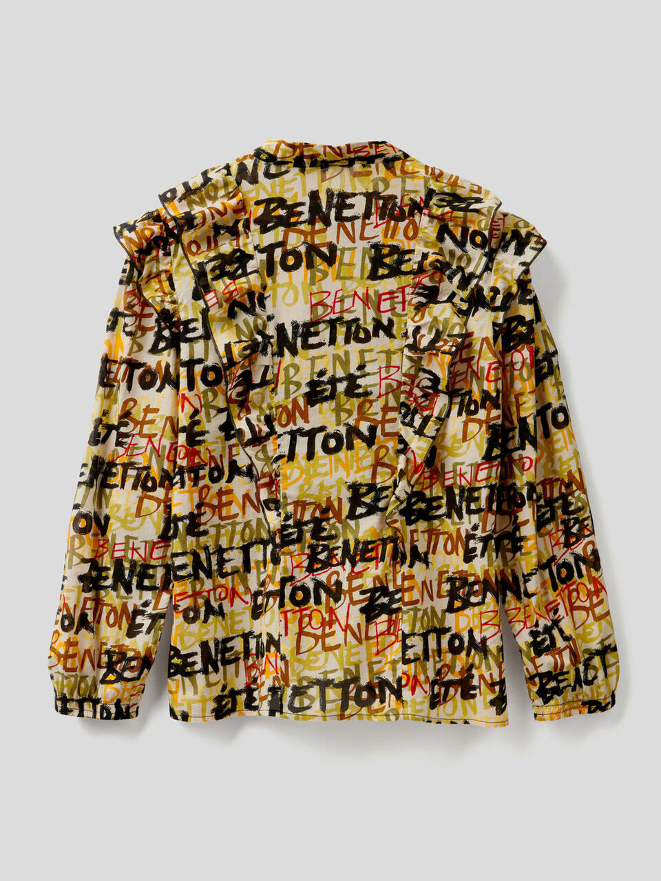 Camisa estampada con volantes image number 2
