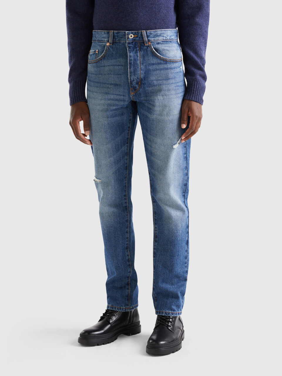 Vaqueros Regular Hombre Nueva Colecci n 2024 Benetton
