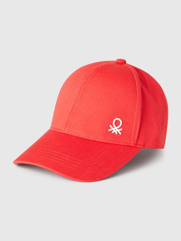 Gorra de algodón con logo Niño