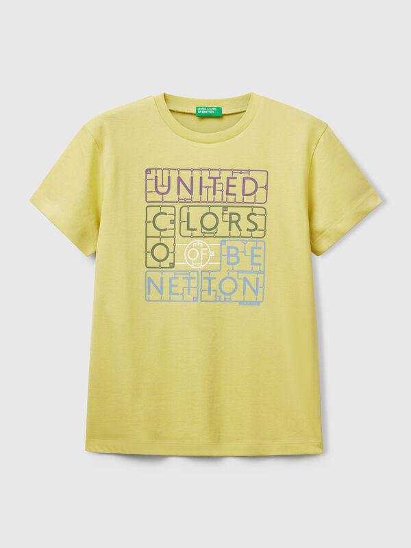 Camiseta de algodón con estampado Niño
