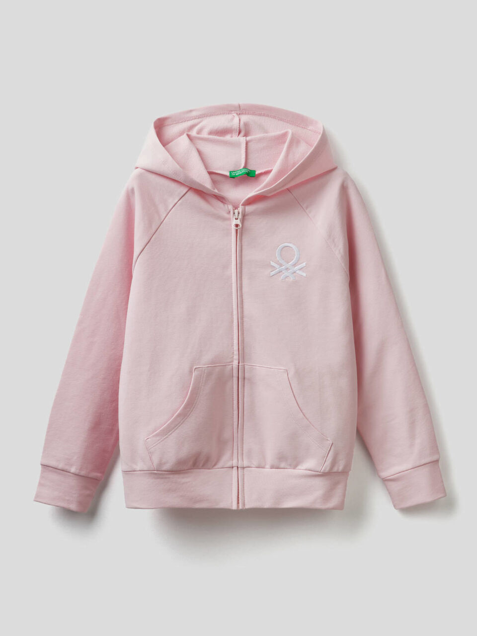 Sudadera con capucha y logotipo bordado image number 1