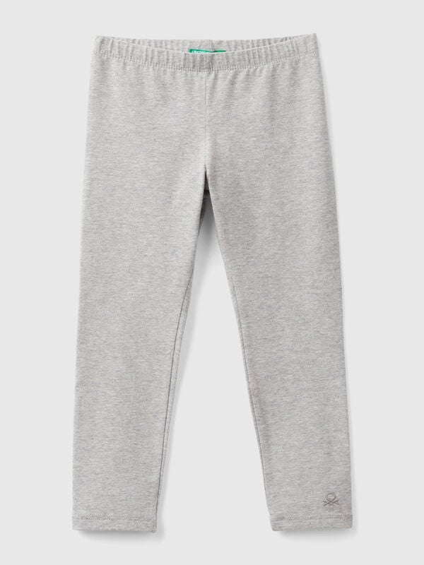 Leggings de algodón elástico Niña