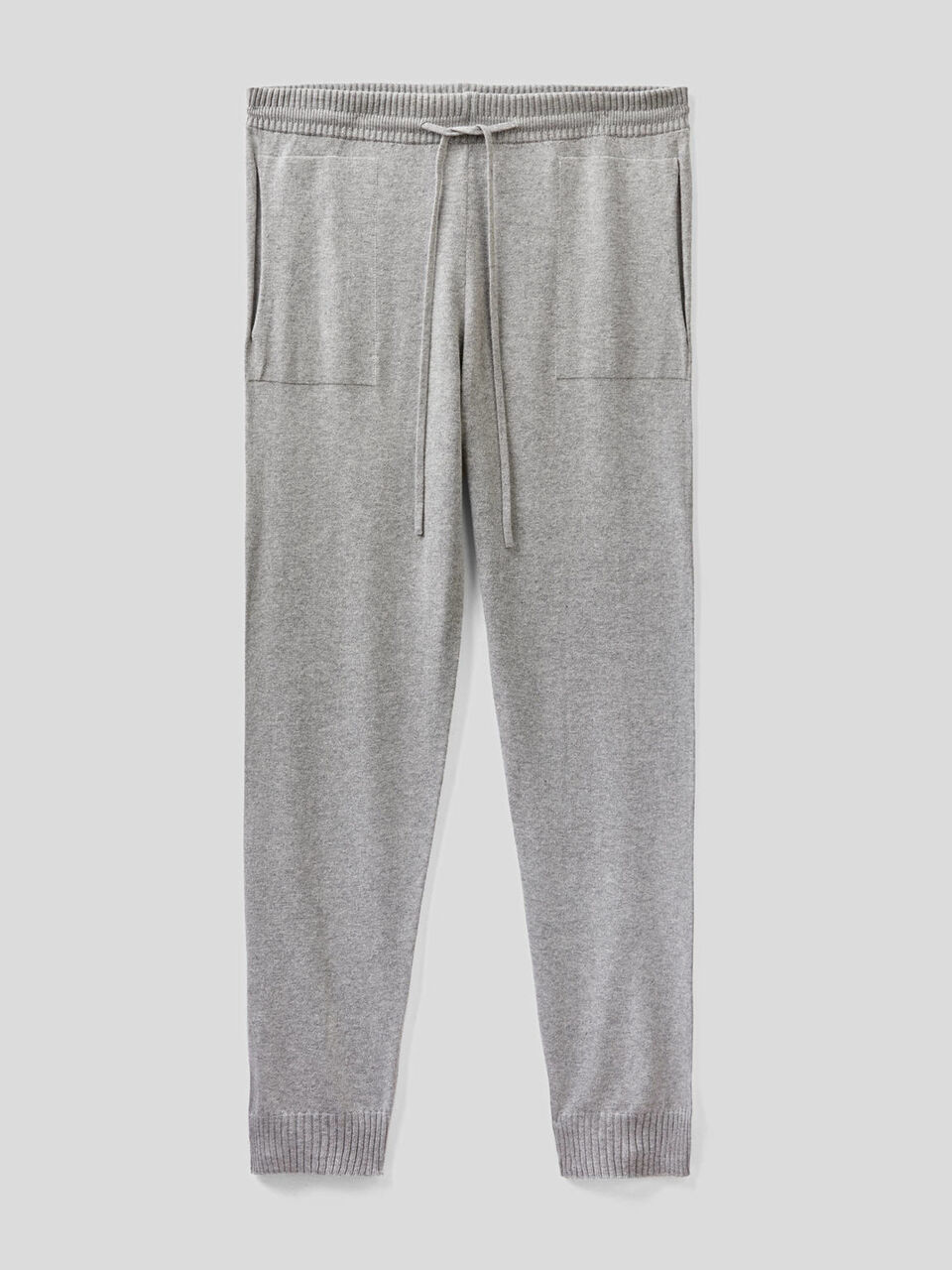 Pantalón de lana mixta con cordón de ajuste image number 1