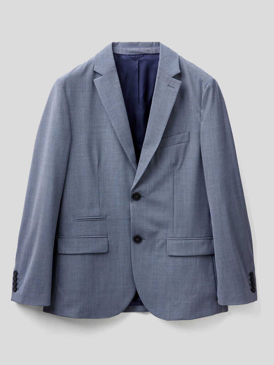 Blazer de lana fría elástica image number 1