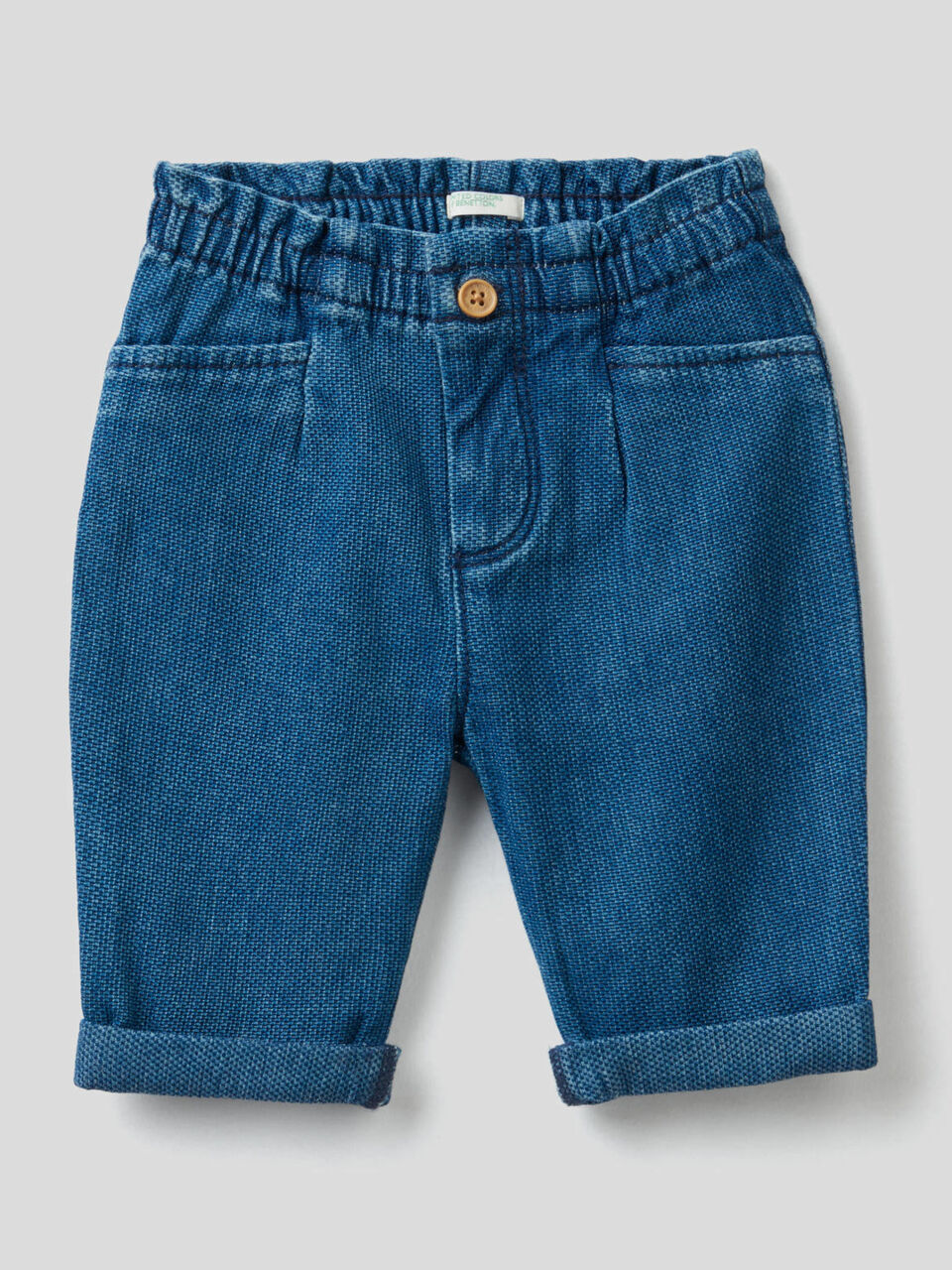 Pantalón en denim de algodón image number 1
