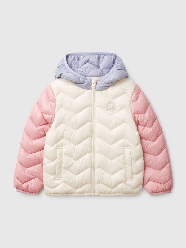 Chaqueta acolchada con capucha Niña