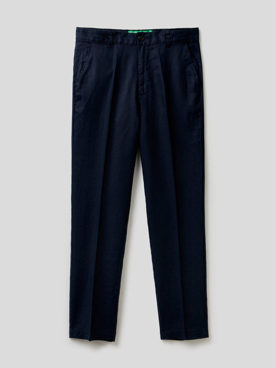 Pantalones chinos de puro lino image number 1