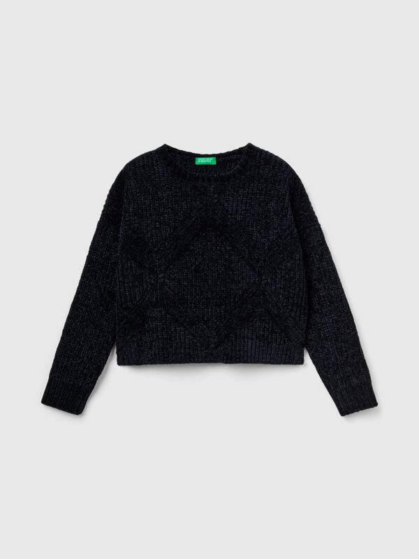 Jersey boxy fit de chenilla