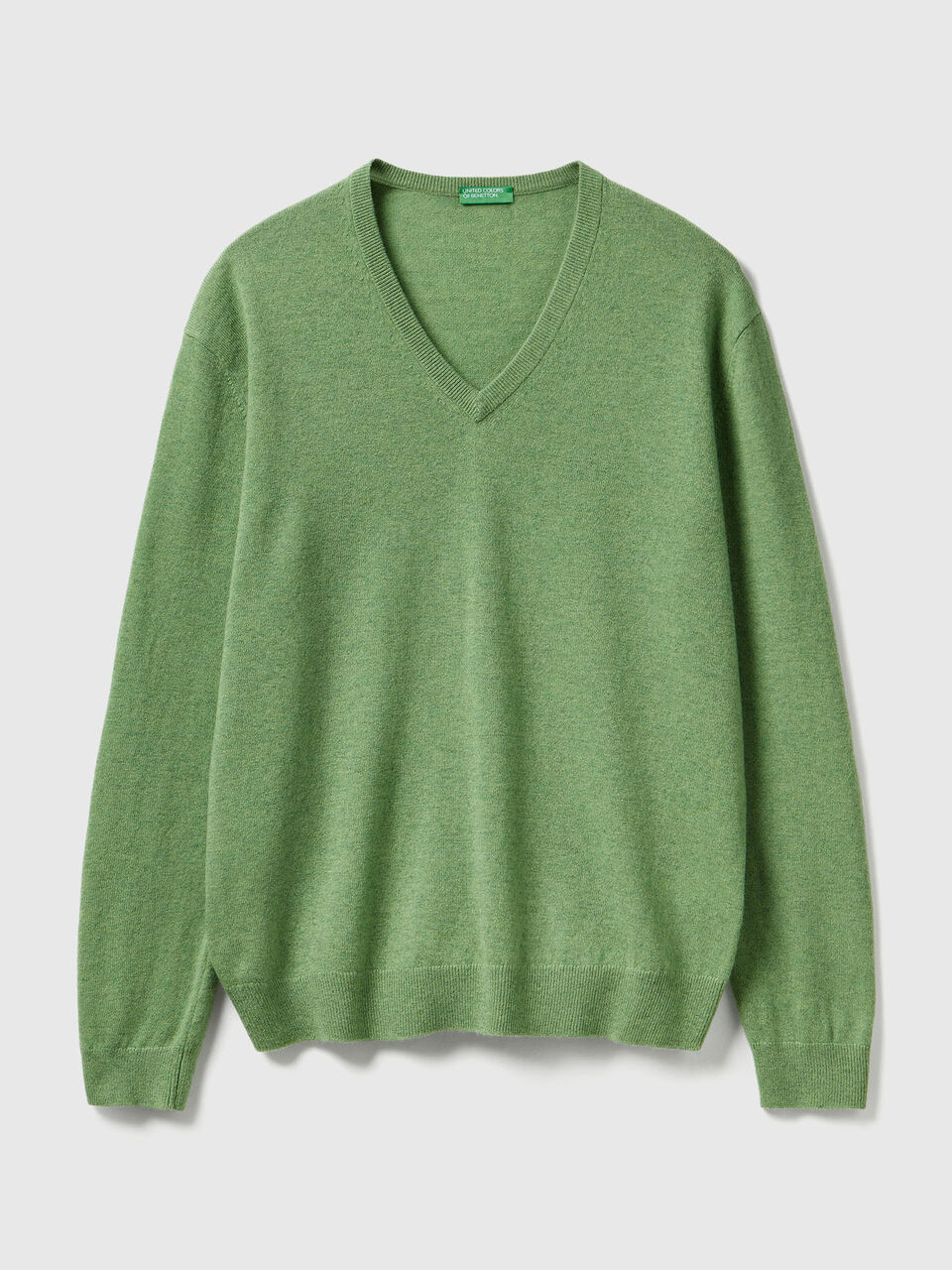 V NECK SWEATER L/S Hombre image number 1