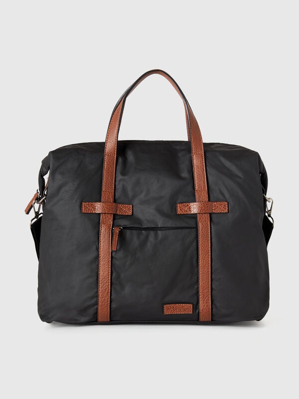 Bolso bandolera en tejido revestido Hombre