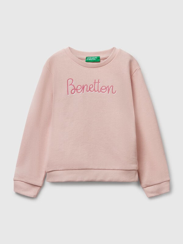 Sudadera con estampado de purpurina Niña