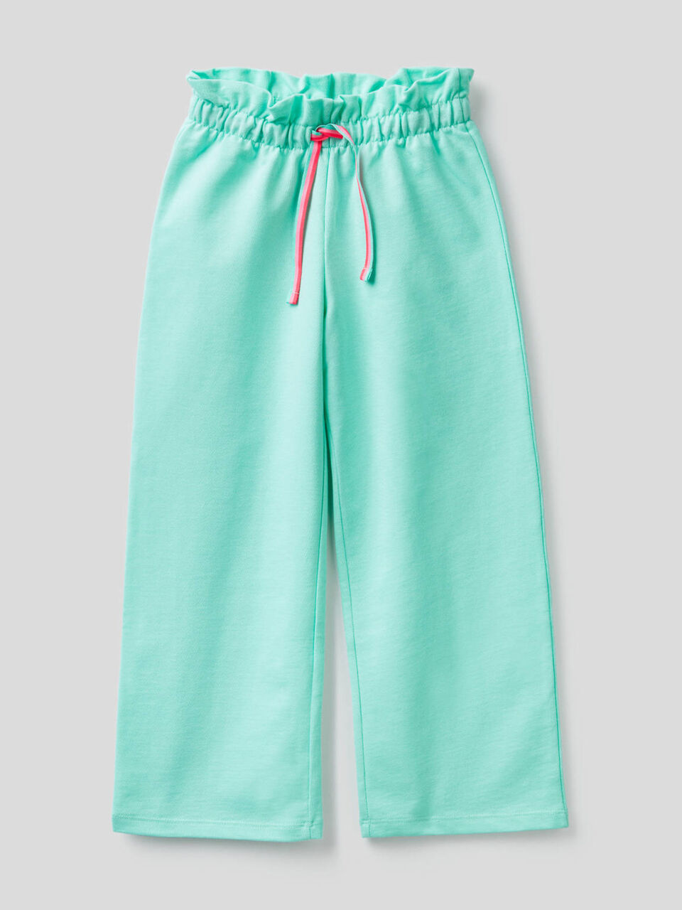 Pantalón de pernera amplia de felpa ligera image number 1