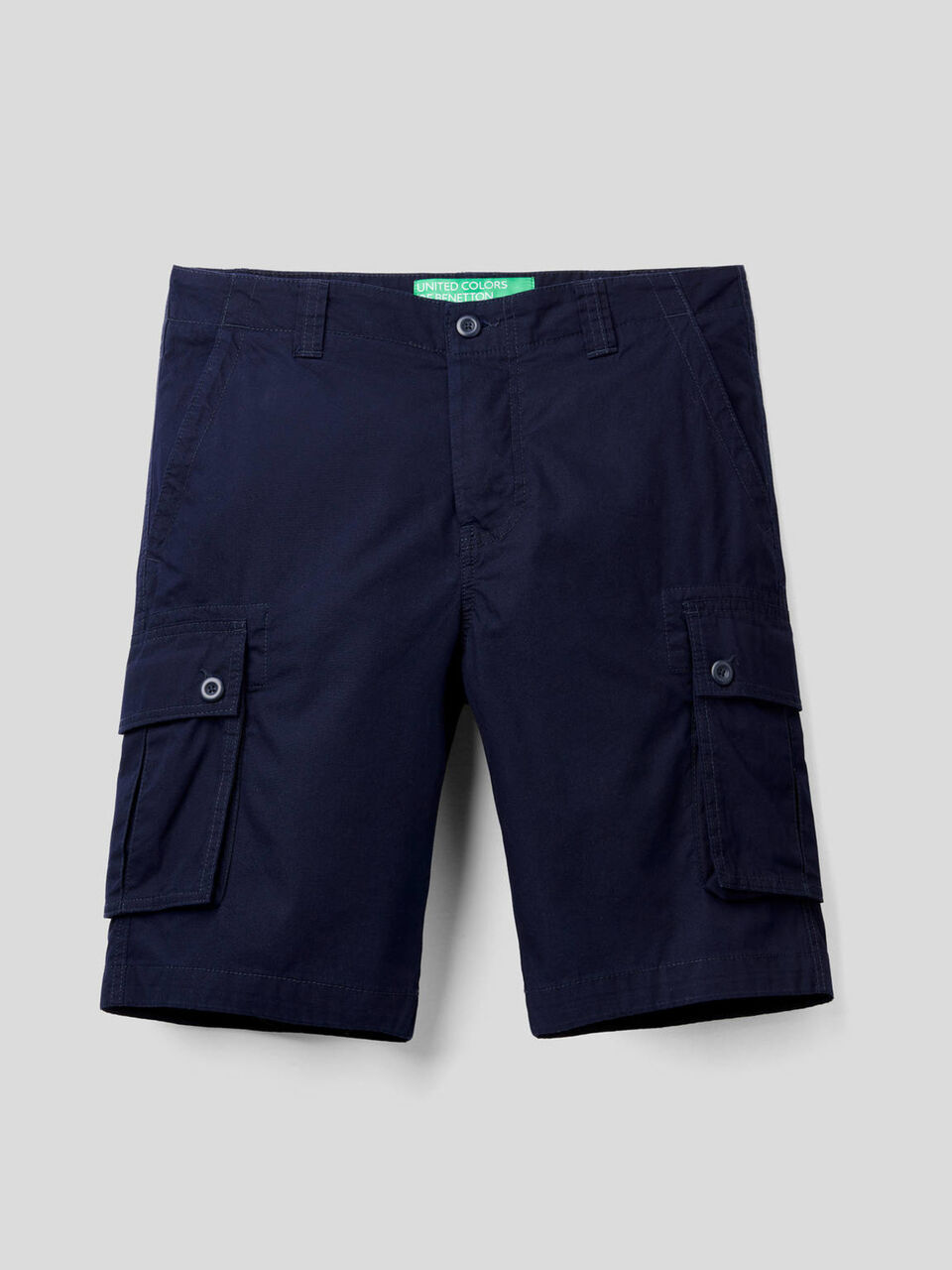 Bermudas cargo de 100% algodón image number 1