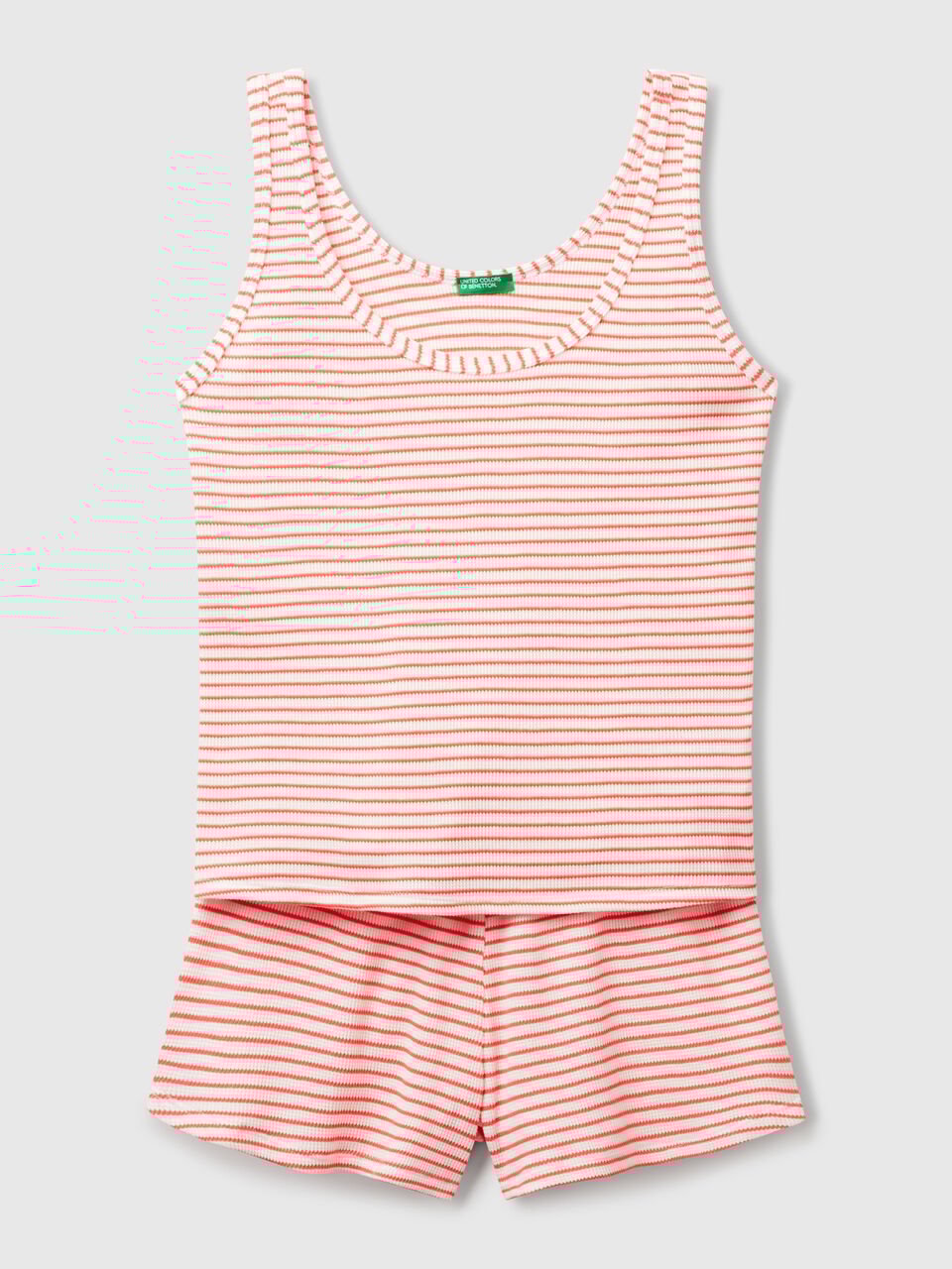 PYJAMA(VEST+SHORTS) Mujer image number 1