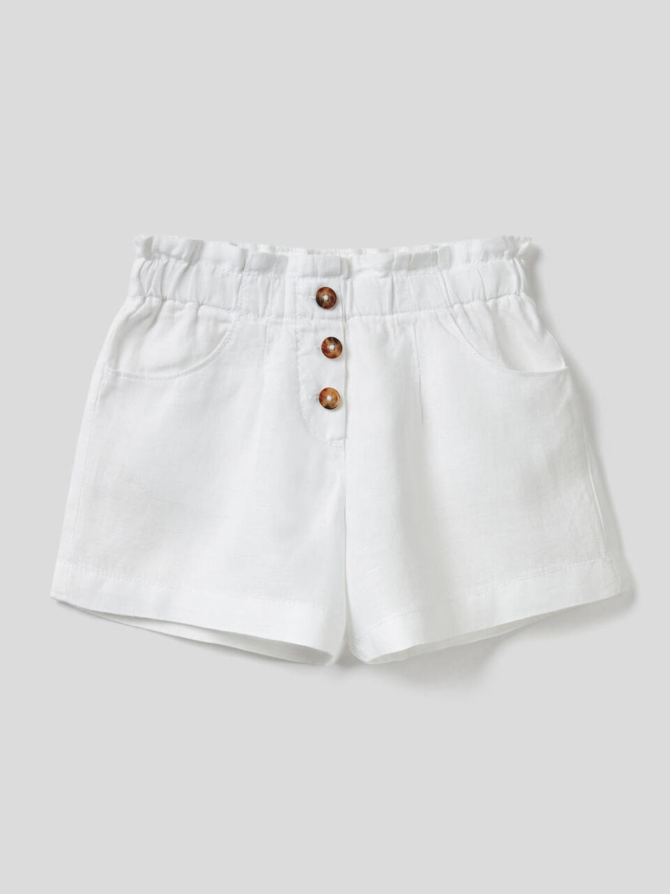 Shorts de puro lino image number 1