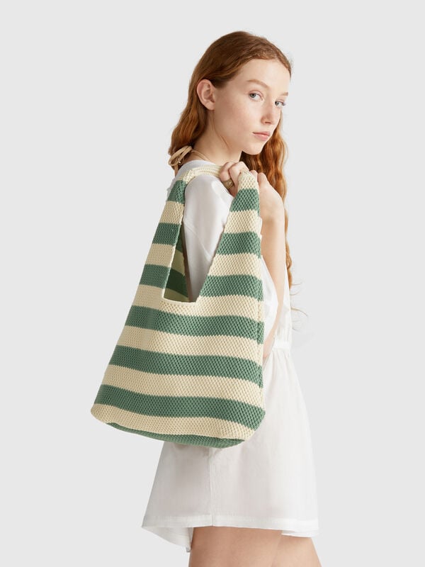 Bolso de hombro de ganchillo Mujer