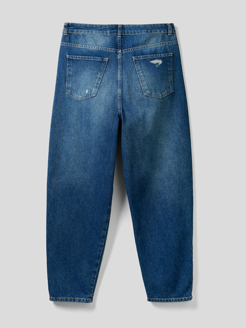 Vaqueros carrot fit en denim de 100 % algodón image number 2