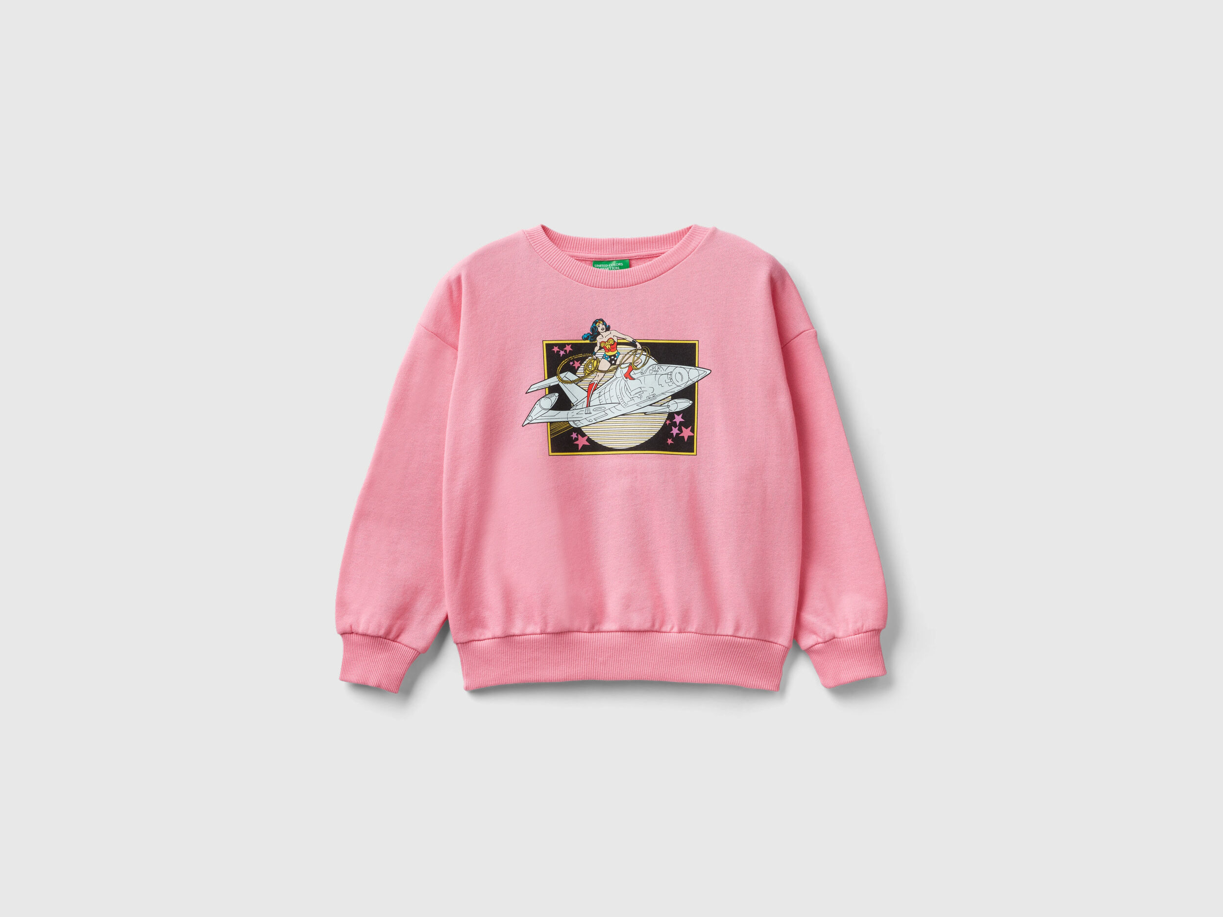 Sudadera DC Comics Wonder Woman Rosa Benetton