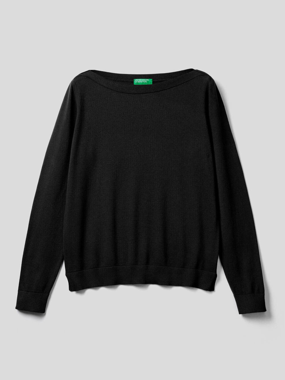 Jersey con escote barco image number 1