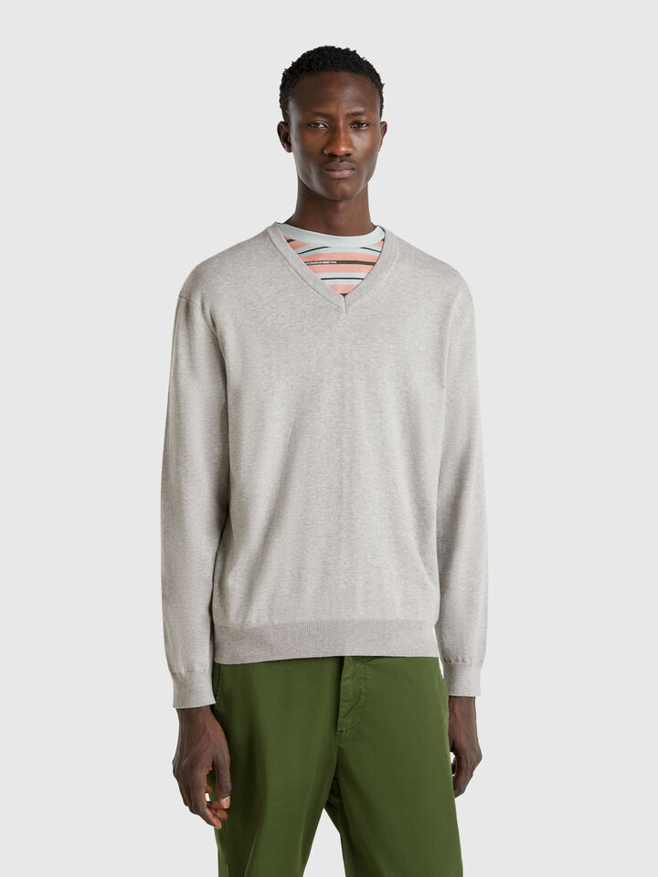 V NECK SWEATER L/S V NECK SWEATER L/S Hombre