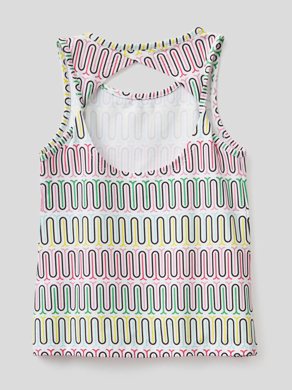 Camiseta de tirantes de algodón elástico image number 2