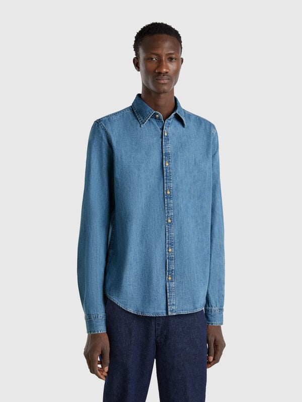 Camisa vaquera 100% algodón Hombre