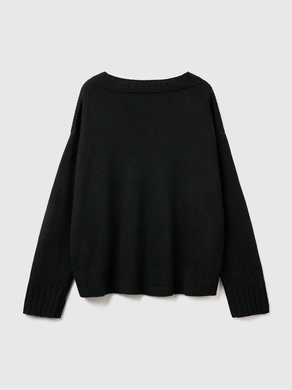 V NECK SWEATER L/S Mujer image number 2