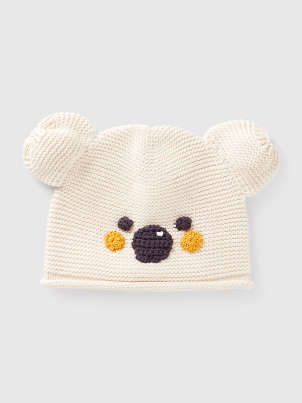 Gorra de tricot con apliques Recién nacidos