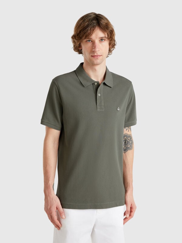 Polo regular fit verde salvia Hombre