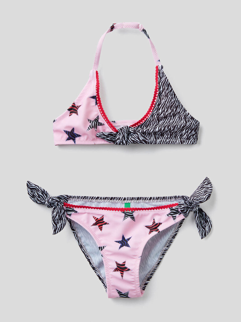 Bikini con mezcla de estampados image number 1