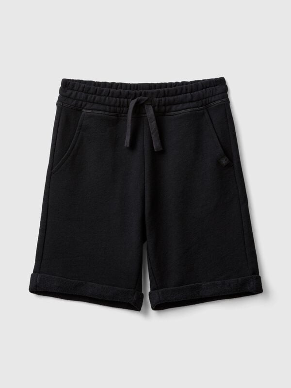 Bermudas de felpa de puro algodón Niño