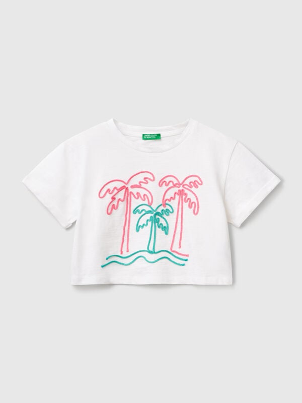 camiseta con bordado Niña
