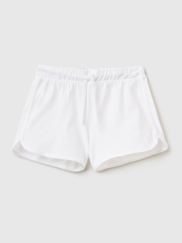 Shorts de estilo runner de algodón orgánico Niña