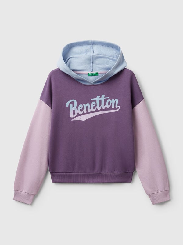 Sudadera con capucha estampada Niña