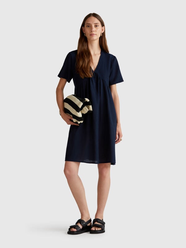 vestido corto suelto Mujer