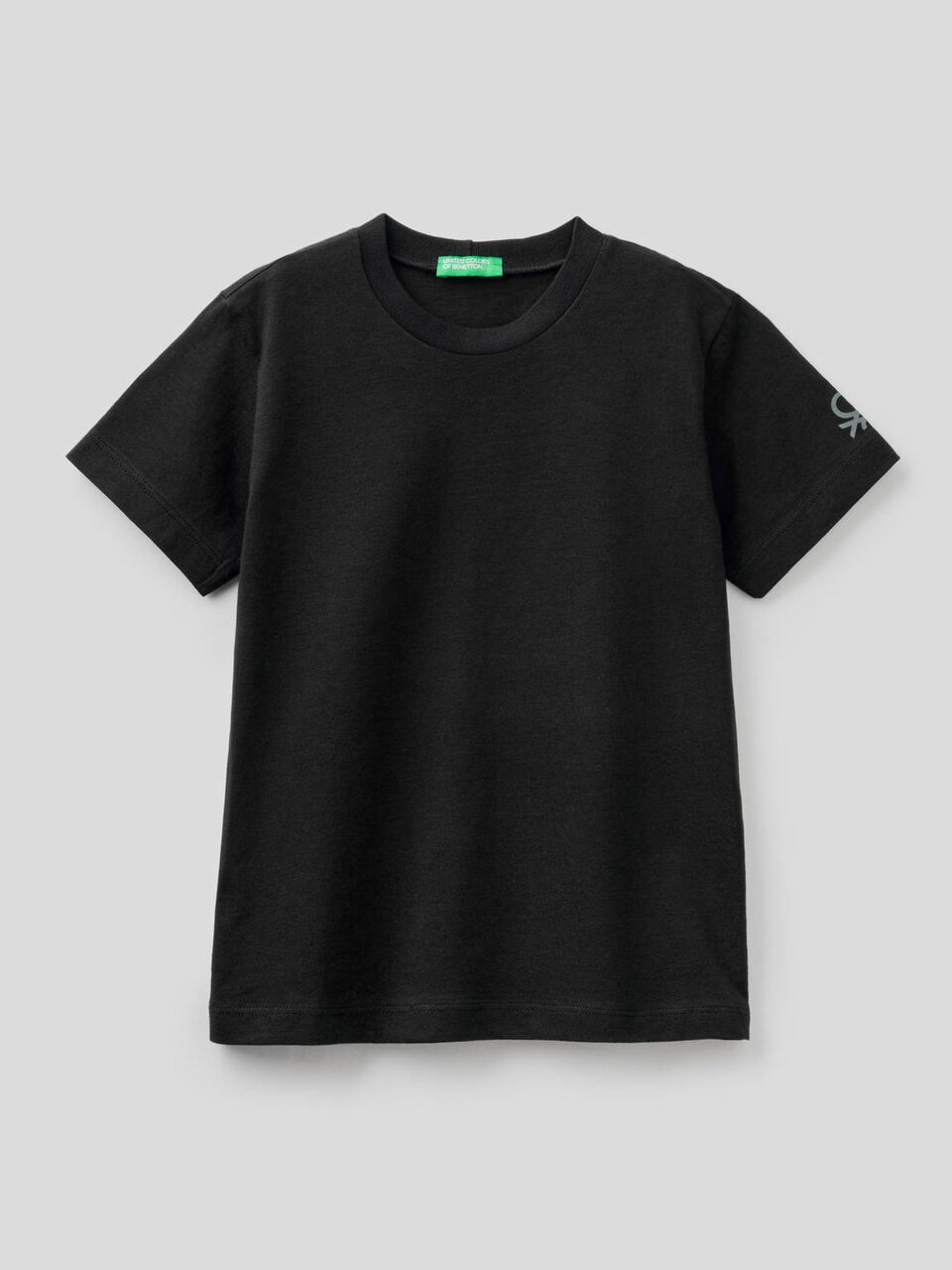 Camiseta de algodón orgánico con estampado de logotipo image number 1