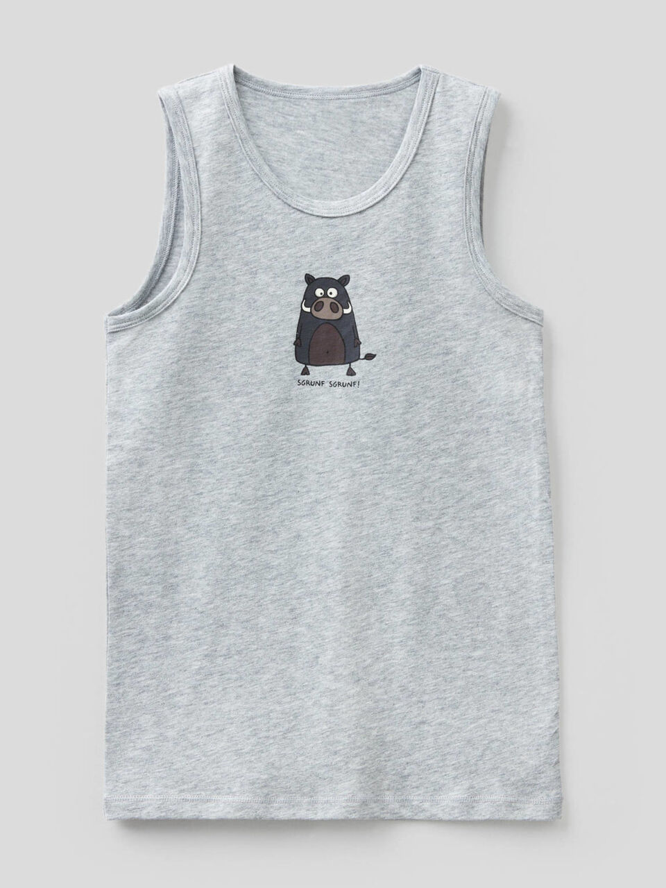 Camiseta de tirantes con estampado de animalito image number 1