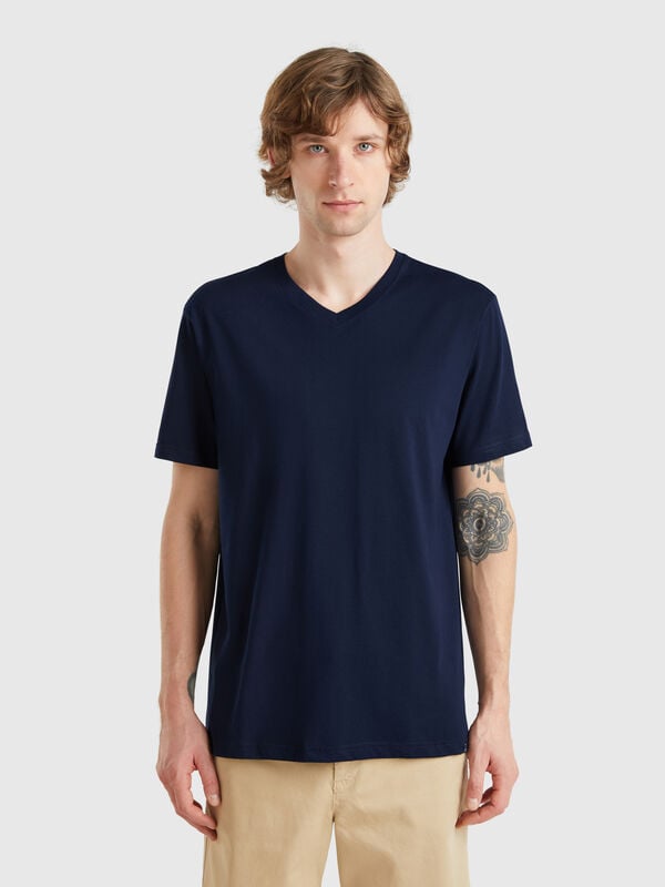 Camiseta de algodón de fibra larga Hombre