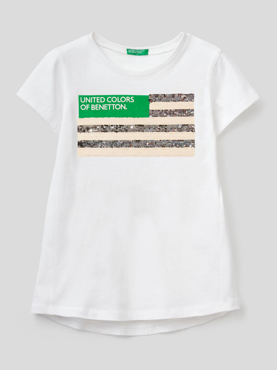 Camiseta de algodón con lentejuelas image number 2