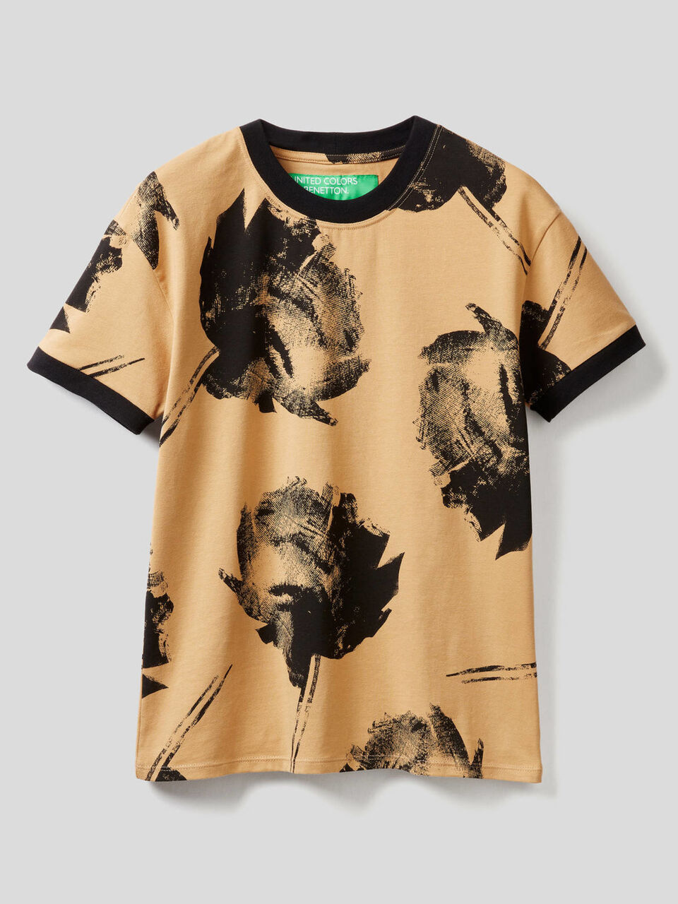 Camiseta estampada de algodón elástico image number 1