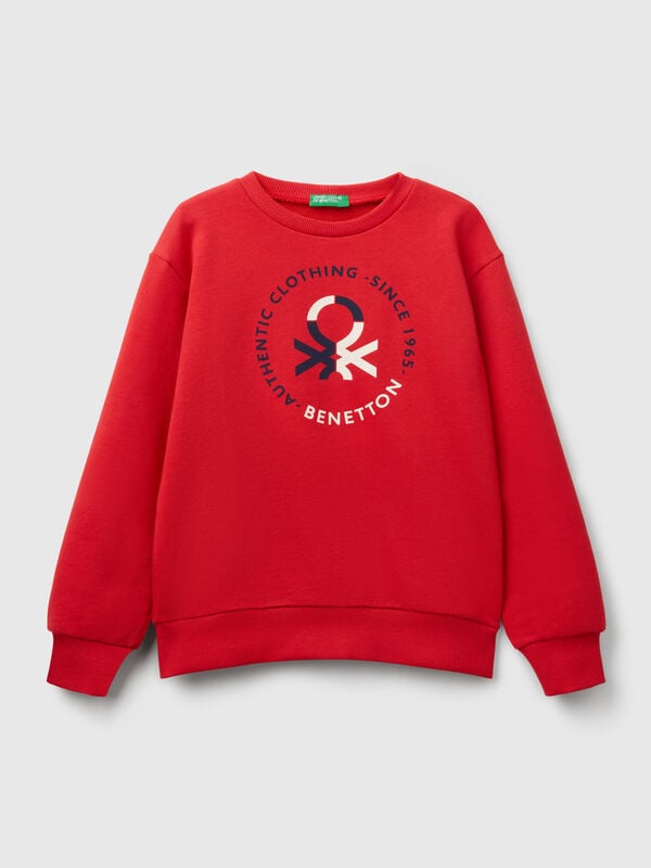 Sudadera de 100 % algodón con estampado Niño