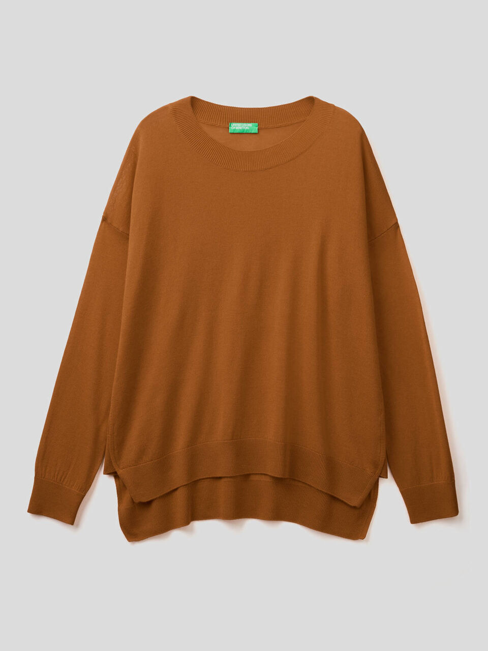 Jersey de corte holgado con aberturas image number 1
