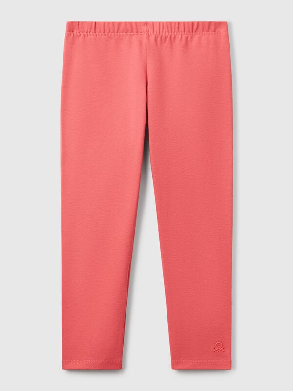Leggings de algodón elástico Niña