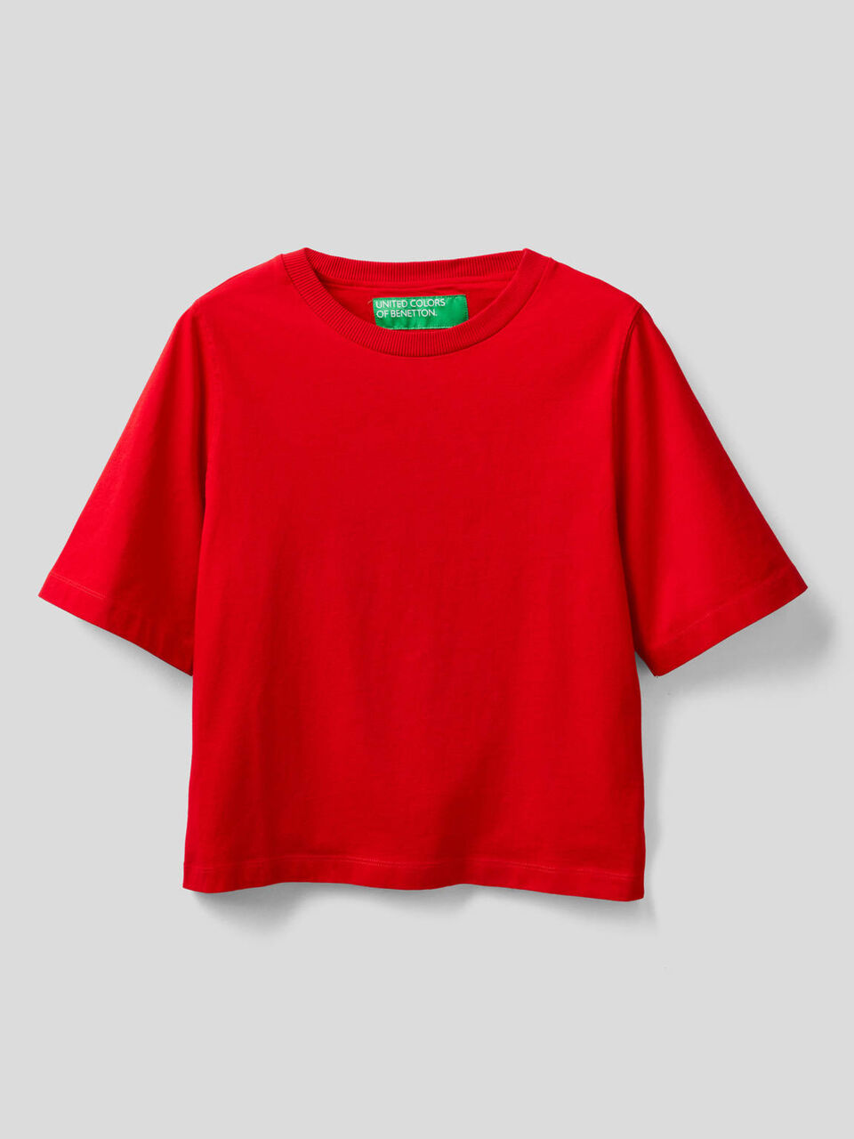 Camiseta boxy fit de 100 % algodón image number 1