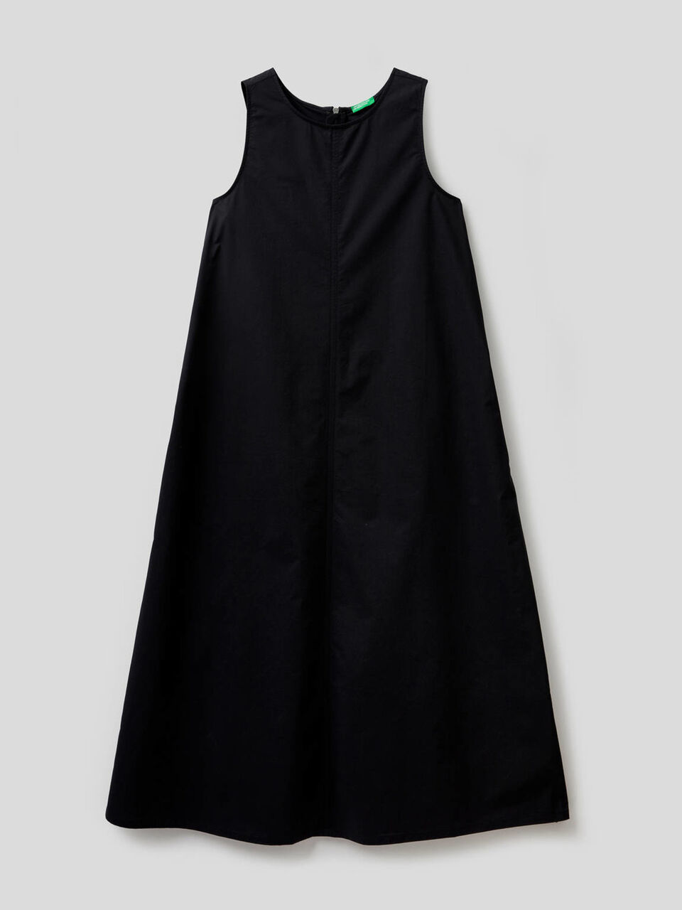Vestido largo sin mangas de 100% algodón image number 1