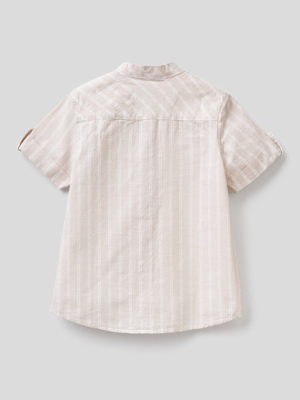 Camisa de rayas de manga corta image number 2